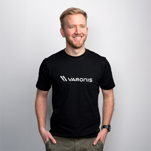 Show details for Varonis Logo T Shirt Unisex (Black)