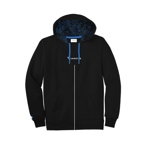 Picture of Hoodie w Pattern Lining (Black)