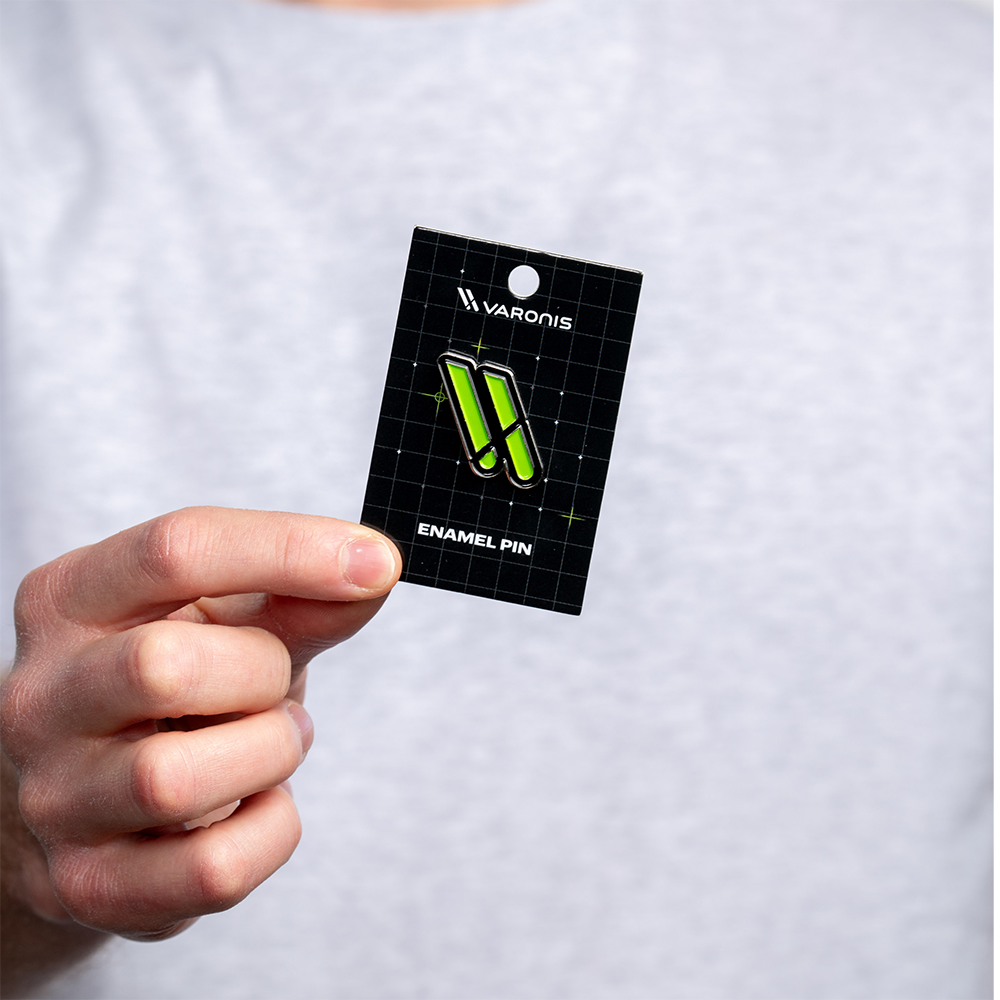 Show details for Black and Green - Pin