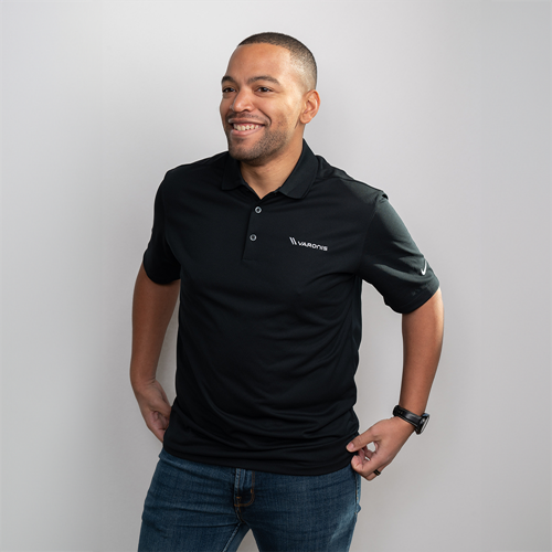 Show details for Nike Dri-FIT Micro Pique 2.0 Mens Polo (Black)