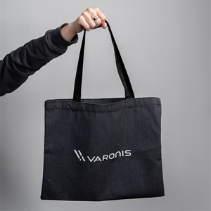 Show details for 100% Cotton Tote Bag 13" x 16" (Black)