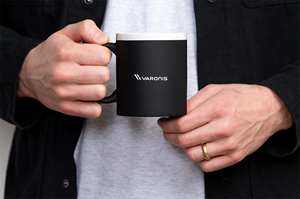Show details for Velvet-Touch Ceramic Mug 11 oz (Black)