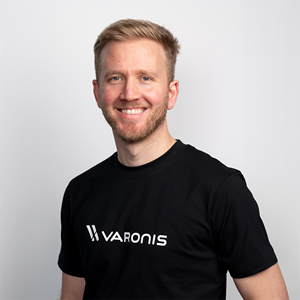 Show details for Varonis Logo T Shirt Unisex (Black)